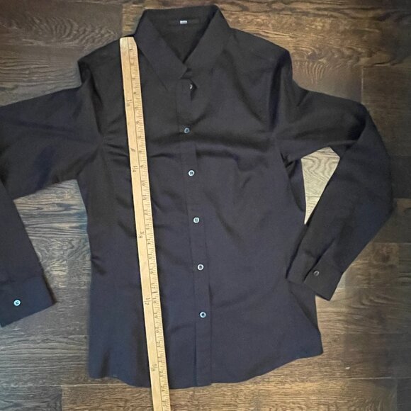 Black Hugo Boss Woman's Button Down Dress Shirt - Extra Small. - Picture 5 of 6